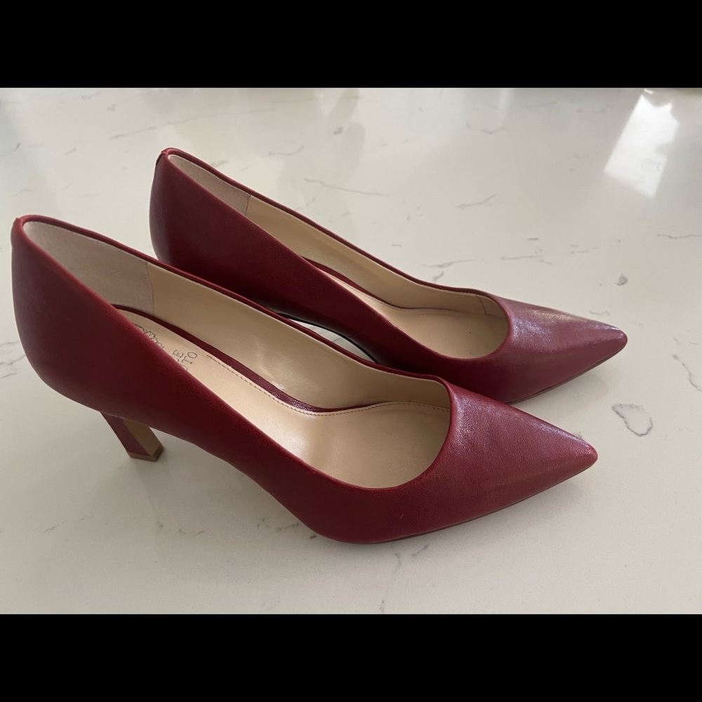 Vince Camuto red pumps
